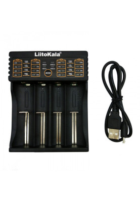 Зарядний пристрій LiitoKala Lii-402, 4x(Lion/NiMH/NiCd), Power Bank function