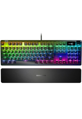 Клавіатура ігрова механічна SteelSeries Apex 7 (Red Switch) UA OLED Smart Display