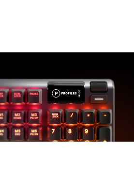 Клавіатура ігрова механічна SteelSeries Apex 7 (Red Switch) UA OLED Smart Display