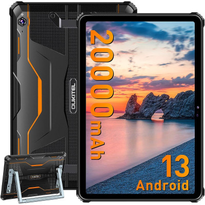 Планшет Oukitel RT6 10.1" FHD+ /8GB/256GB/ MT8788 /20000mAh/ 16+16Мп /IP69K/ NFC / LTE Orange