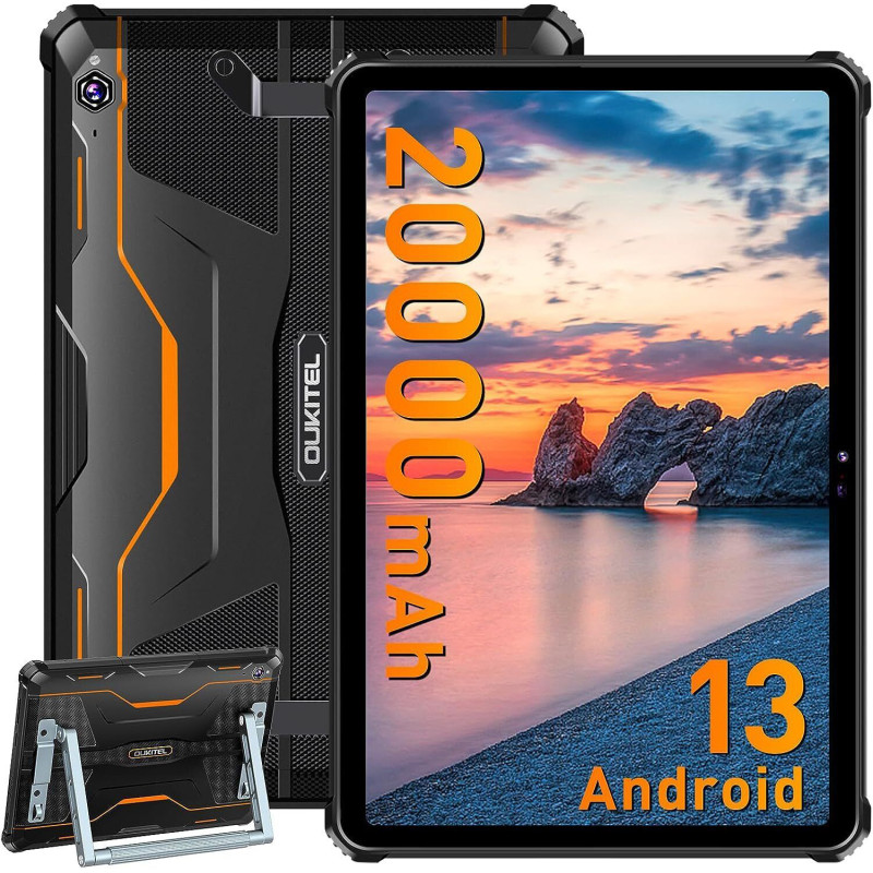 Планшет Oukitel RT6 10.1" FHD+ 8GB/256GB / MT8788 / 20000mAh / 16+16Мп / IP69K /NFC/ LTE Orange