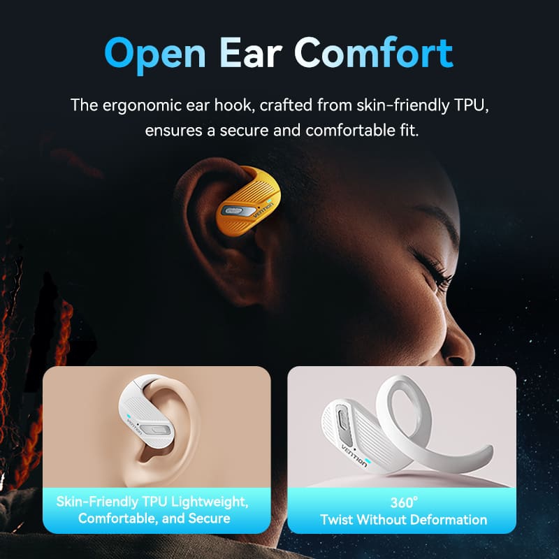 Навушники TWS Vention OpenBeat O12 White