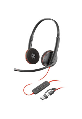 Гарнітура Poly BlackWire C3220 M USB-С + USB-C/A Adapter HS Stereo