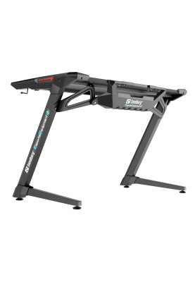 Стіл ігровий Sandberg Fighter Gaming Desk 2, Black 1,2x0,64x0,77м.