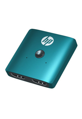 Сплітер HP HDMI 1.4 UHD 4K/30Hz 3D, HDCP,1080P 1*2 Блакитний