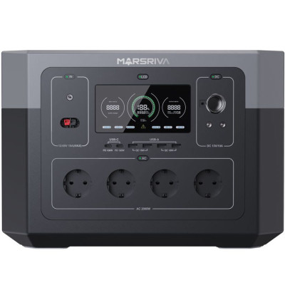 Зарядна станція Marsriva MP20 2000Вт (1920Вт/г) LiFePo4, MPPT, UPS