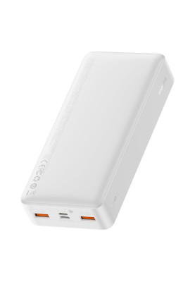 УМБ Baseus Bipow Digital Display 20000mAh 20W QC3.0/PD3.0 2xUSB+Type C Біла