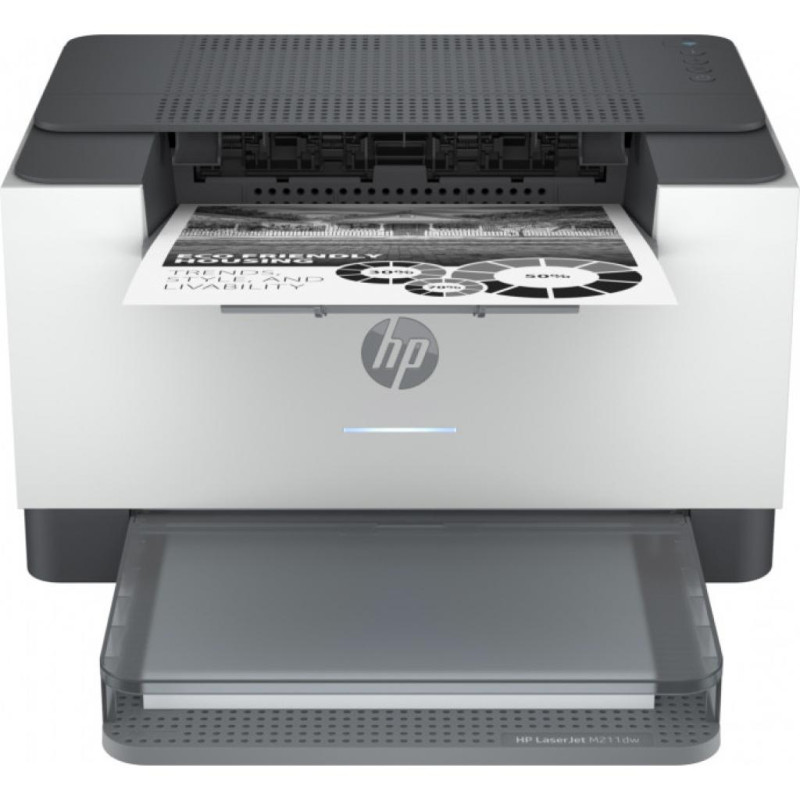 Друкарка А4 HP LaserJet  M211d (29 стор/хв, 600x600 dpi, ADF, Duplex, білий)