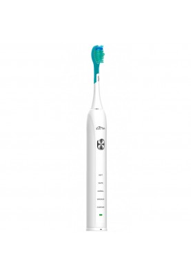 Зубна щітка електрична Media-Tech SONIC WAVECLEAN PRO для дорослих/5режимів/таймер/2дод.насадки/біла