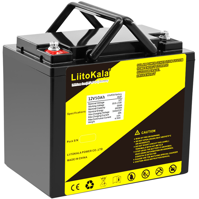 Акумуляторна батарея LiitoKala LiFePO4 12V50Ah