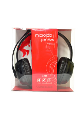 Гарнітура  Microlab K280, 3,5мм, Black