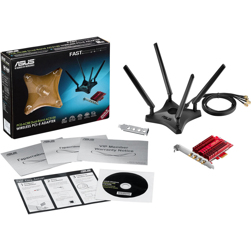 Адаптер WiFi ASUS PCE-AC88