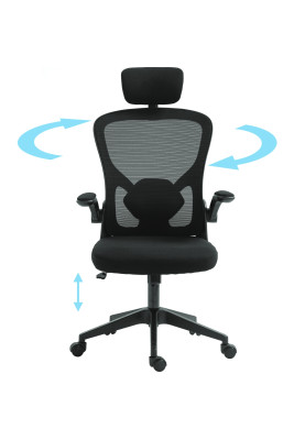 Крісло ігрове Sandberg ErgoFusion Gaming Chair Basic, чорне