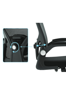 Крісло ігрове Sandberg ErgoFusion Gaming Chair Basic, чорне