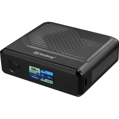 УМБ Sandberg Travel 20000mAh 100W PD,QC3.0, USB-A, USB-C In/Out, QI 15W