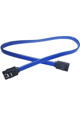 Кабель SATA 3.0 7pin, F/F, 0.4 м, Blue