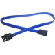 Кабель SATA 3.0 7pin, F/F, 0.4 м, Blue