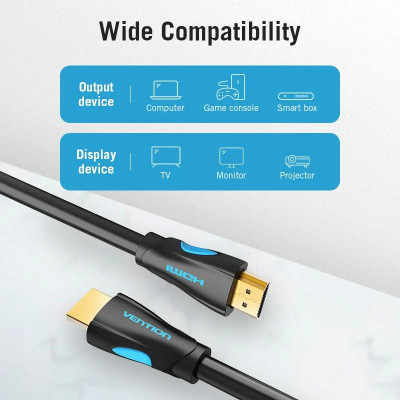 Кабель HDMI M - M, 15.0 м, V1.4, 4K 30Гц, PVC Vention Кабель HDMI M - M, 15.0 м, V1.4, 4K 30Гц, PVC Vention
