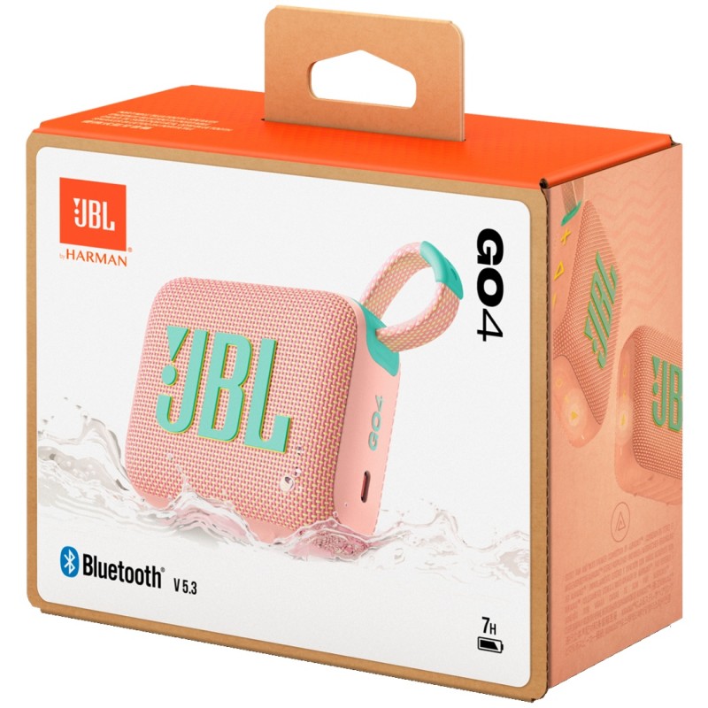 Акустична система JBL Go 4 Pink