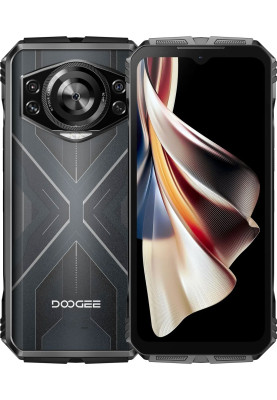 Смартфон Doogee S cyber 6.58" FHD+ /8GB/256GB/ T606 / 10800mAh / 50+16Мп NFC/IP68/IP69K Silver