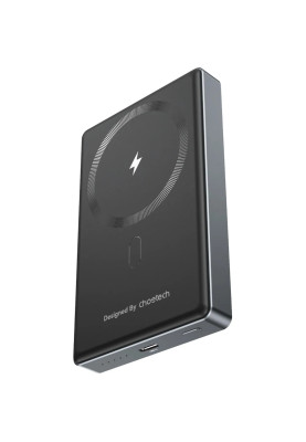 УМБ Choetech Magnetic Wireless 10000mAh 20W PD Qi-15W USB-C In/Out, Ultra-thin Black