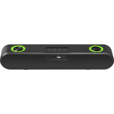 Акустична система 1.0 Defender Саундбар Z9 16Вт, Bluetooth/FM/USB/TF/AUX, LED чорна