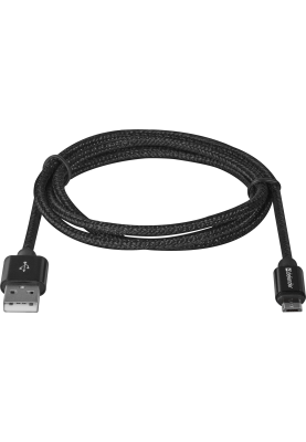 Кабель USB AM-micro BM, 1.0 м, чорний, 08-03T PRO Defender