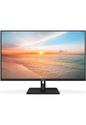 TFT 31.5" Philips 32E1N1800LA, 4K UHD, VA, 2хHDMI, DP, колонки, чорний