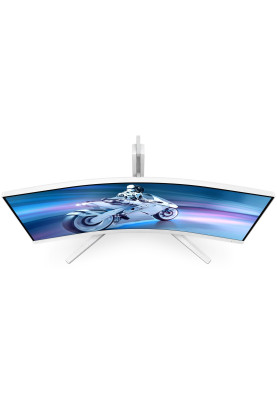 TFT 34" Philips 34M2C5501A, Fast VA, WQHD, вигн., 180Hz, 0,3ms, 2xHDMI, DP, USB-hub, HAS,кол., білий