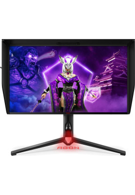 Монітор TFT 27" AOC AGON PRO AG274UXP, Nano IPS, 4K UHD, 144 Hz, 1 мс, DisplayHDR 600, 2xHDMI, DP, USB-C, USB-hub, HAS, Pivot,  колонки, чорний з червоним