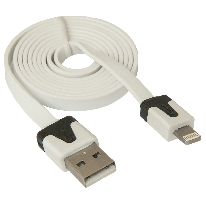 Кабель для iPhone Lightning, 1.0м, Defender, чорний, ACH01-03T