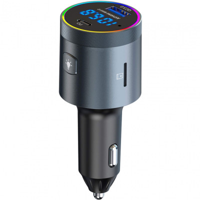 автомобільний FM-трансміттер Aspiring Wave 12 48W PD LED/Bluetooth/microSD/QC3.0,USB-C 30W автомобільний FM-трансміттер Aspiring Wave 12 48W PD LED/Bluetooth/microSD/QC3.0,USB-C 30W