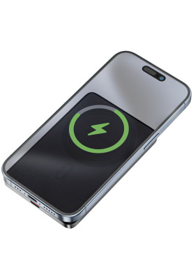 УМБ Acefast Magnetic Wireless 5000mAh 18W PD,QC 3.0,7,5 Вт, ultra thin, QI M8 Black