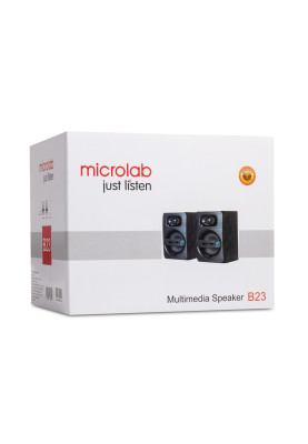 Акустична система 2.0 Microlab B-23, 6Вт MDF USB чорна