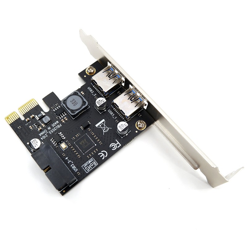 PCI-E Контролер USB3.0 (2ext. 19pin USB header), Low Profile Bracket, NEC