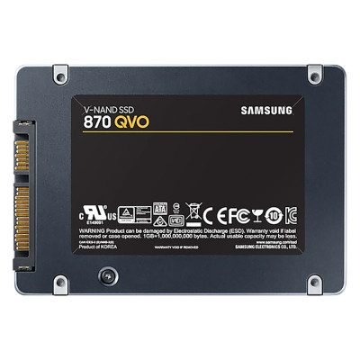 Накопичувач SSD 1TB Samsung 870 QVO series SATA III 2.5` MLC (MZ-77Q1T0BW) Накопичувач SSD 1TB Samsung 870 QVO series SATA III 2.5` MLC (MZ-77Q1T0BW)