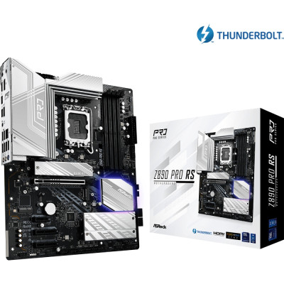 AsRock Z890 PRO RS (1851/Z890, 4*DDR5, PCIex16, HDMI/DP/TB4, 4xSATA, 4xM.2, 2.5Glan, 7.1c, ATX) AsRock Z890 PRO RS (1851/Z890, 4*DDR5, PCIex16, HDMI/DP/TB4, 4xSATA, 4xM.2, 2.5Glan, 7.1c, ATX)