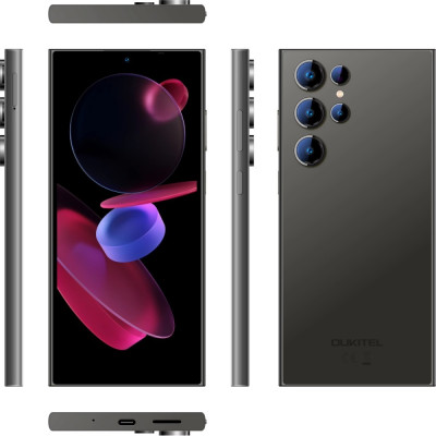 Смартфон Oukitel C61 6.88" HD+ /4GB/128GB/ T606 /10000mAh/ 13+5Мп / Black
