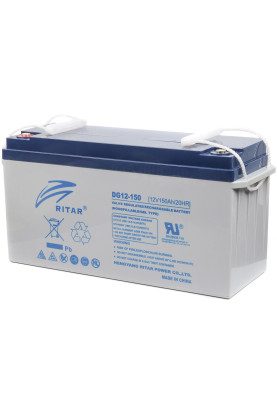 Акумуляторна батарея Ritar 12V, 150 Ah, Gel