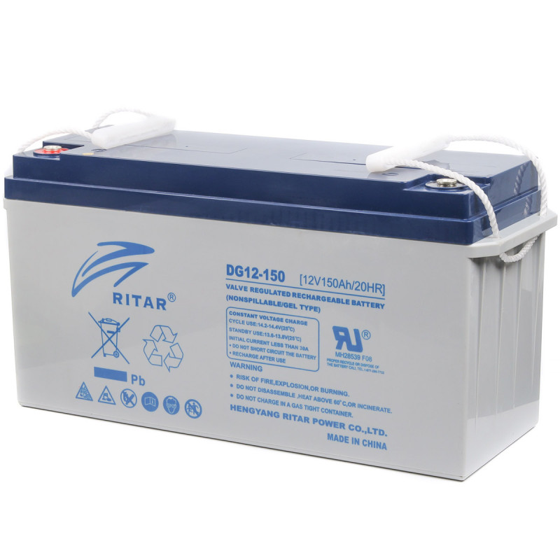 Акумуляторна батарея Ritar 12V, 150 Ah, Gel