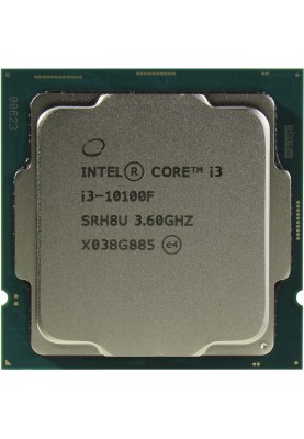 Процесор Intel Core i3 3.6GHz/6MB  BOX (LGA1200) i3-10100