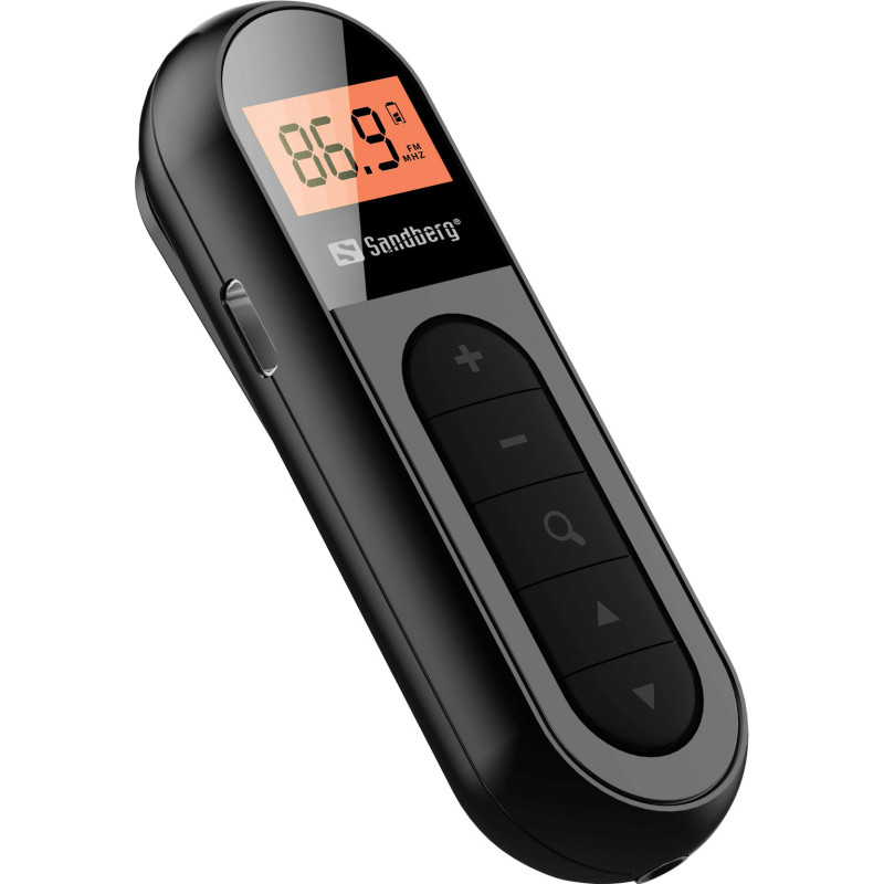 Радіо приймач FM кишеньковий (Rechargeable) з навушниками, Sandberg