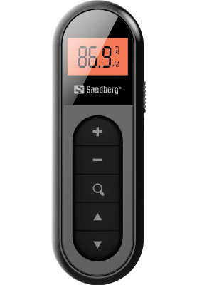 Радіо приймач FM кишеньковий (Rechargeable) з навушниками, Sandberg