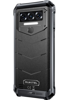 Смартфон Oukitel WP38 6.52" HD /6GB/256GB/ MT8788 / 10600mAh / IP68 / 13+5Мп Black