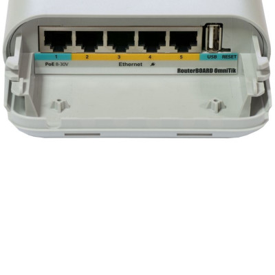 Точка доступу Mikrotik RB OmniTIK UPA-5HnD, 7.5dBi Integrated AP, 5Ghz Dual chain, 5xEthern Точка доступу Mikrotik RB OmniTIK UPA-5HnD, 7.5dBi Integrated AP, 5Ghz Dual chain, 5xEthern