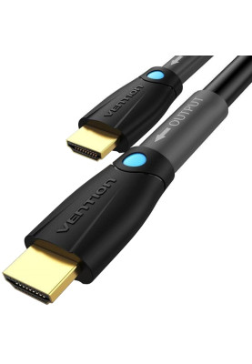 Кабель HDMI M - M, 8.0 м, V2.0, Engineering 4K 60Гц 18Gbps HD 7.1  PVC Black Vention