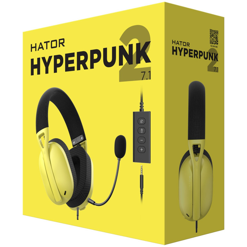 Ігрова гарнітура Hator Hyperpunk 2 USB 7.1