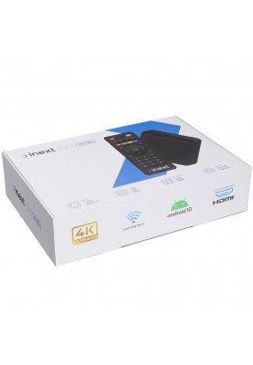 TV Медіаплеєр iNeXT TV5 Ultra Allwinner 2Gb/16Gb/Allwinner H313/Android 10/Ethernet/Wi-Fi/Black