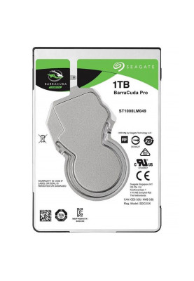 Накопичувач HDD 2.5" 1Tb, Seagate Barracuda Pro, 7200rpm, 128 MB (ST1000LM049)