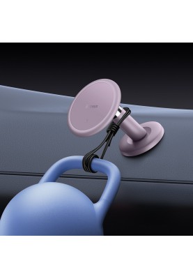 Автомобільне кріплення для смартфона Magnetic (Клейка стрічка) Baseus Пурпурове